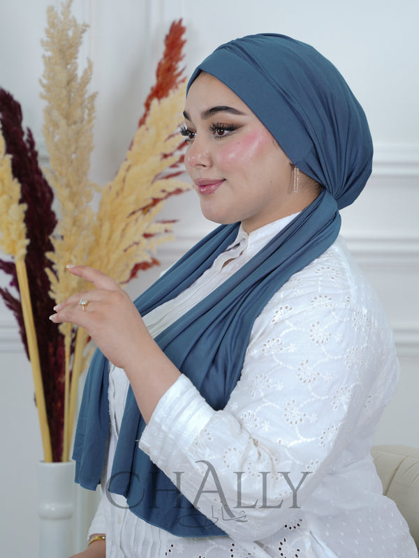 DUBAI HIJAB - BLEU JEAN