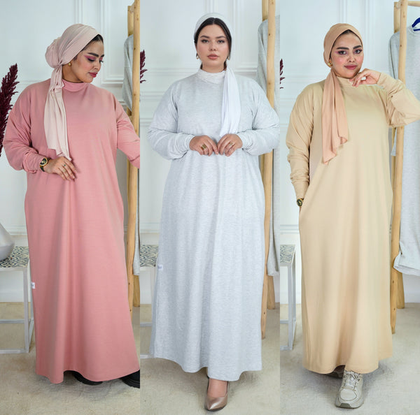 Pack 3 Robes Sweater ( Choisissez la TAILLE pour chaque couleur )
